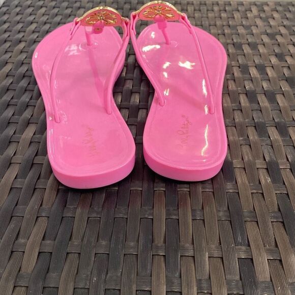 Lilly, Pulitzer, Hollie jelly sandals, women’s size 10 ￼ - Picture 3 of 8